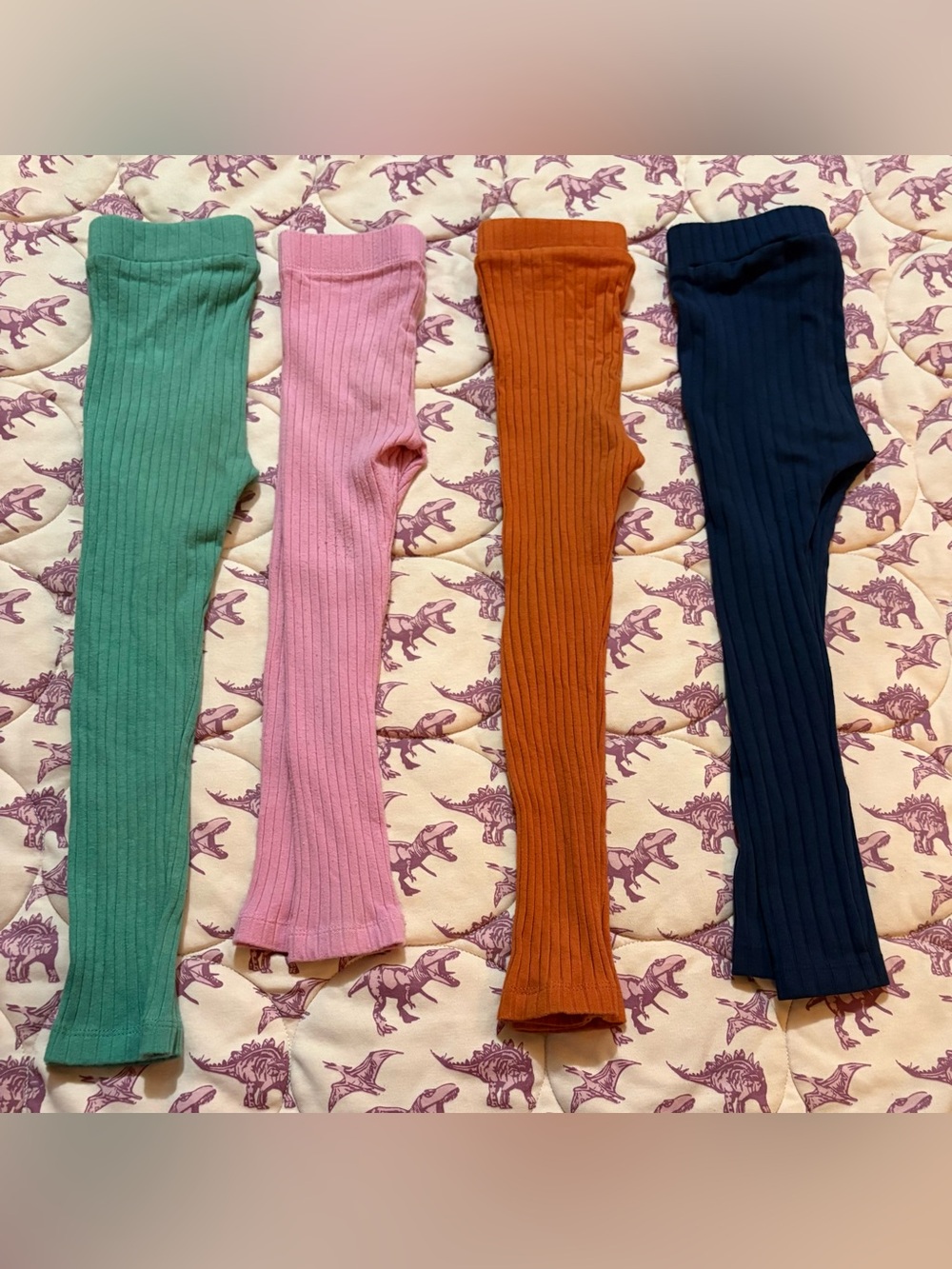 kate quinn size 4t lot of 4 wide rib leggings